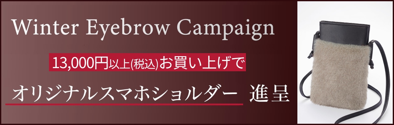 ウィンターアイブロウキャンペーン